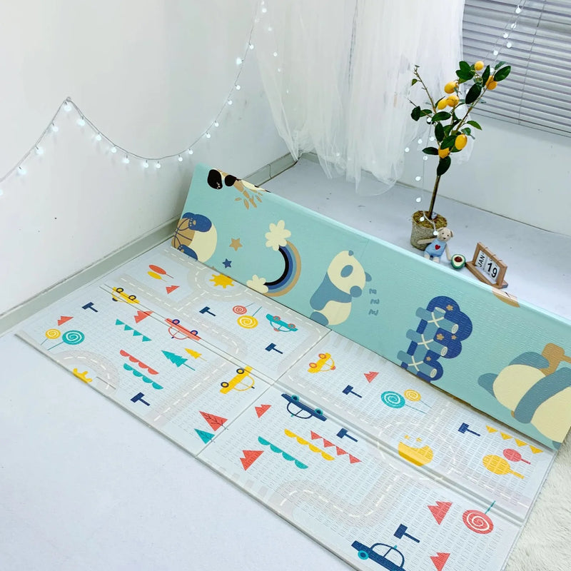 Folding Mat Children's Rug 180x200cm Waterproof