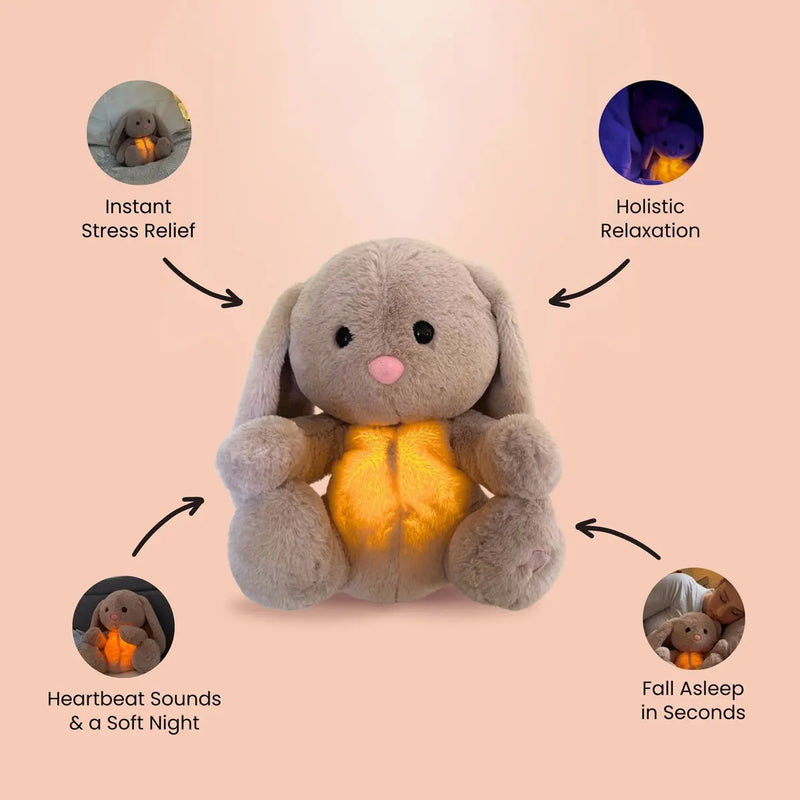 Breathing Bunny Plush Conciliate Doll comforter